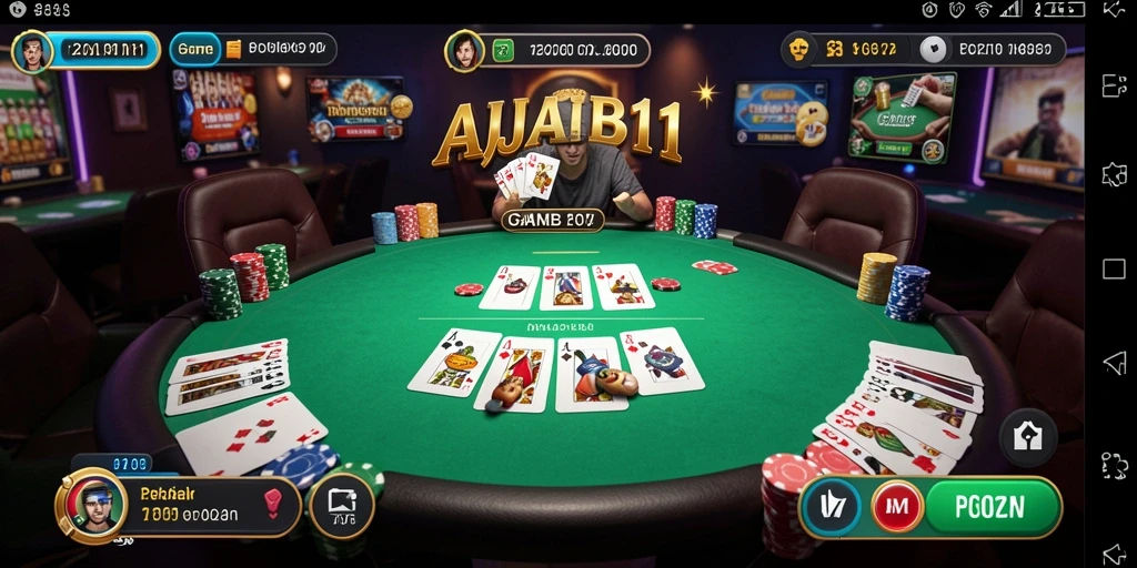 Tampilan gameplay seru dan menarik di AJAIB11.