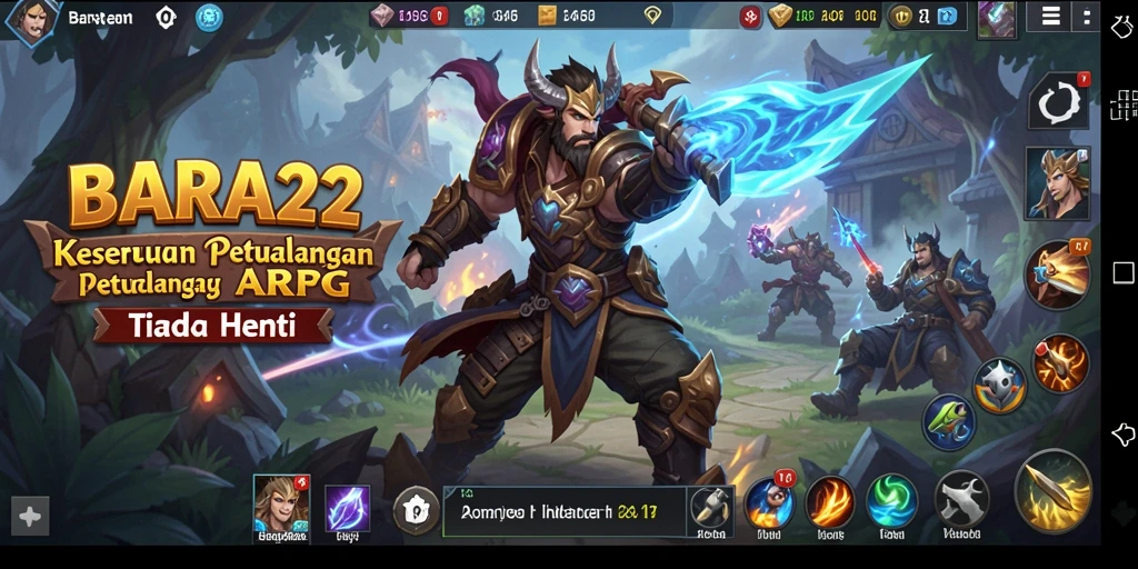 Gameplay seru di BARA22 dengan efek visual menakjubkan.