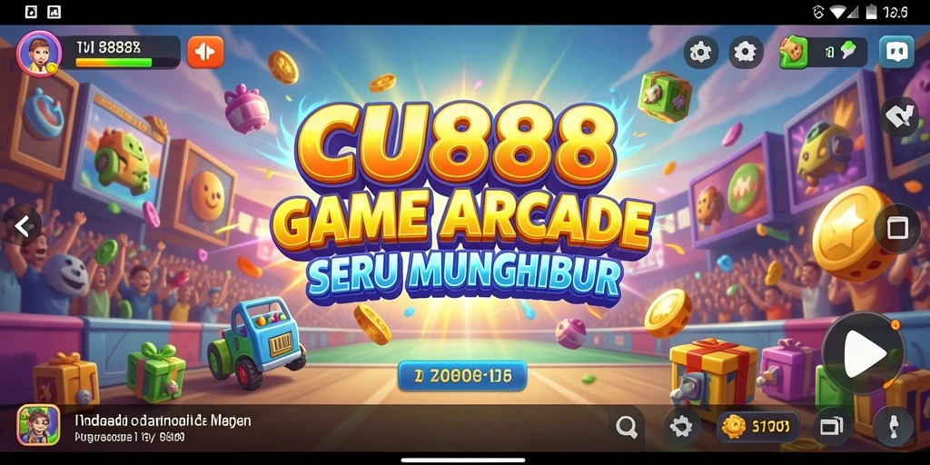 Tampilan gameplay seru dari CU888 yang menantang.