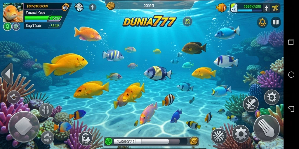 Gameplay Tembak Ikan yang seru dan mengasyikkan di DUNIA777.