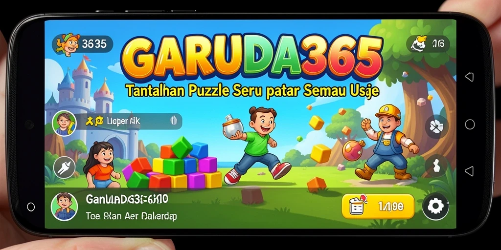 Tampilan gameplay seru di GARUDA365 dengan berbagai teka-teki.