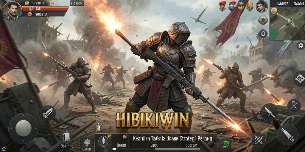 Tampilan aksi strategis yang mendebarkan dalam HIBIKIWIN.