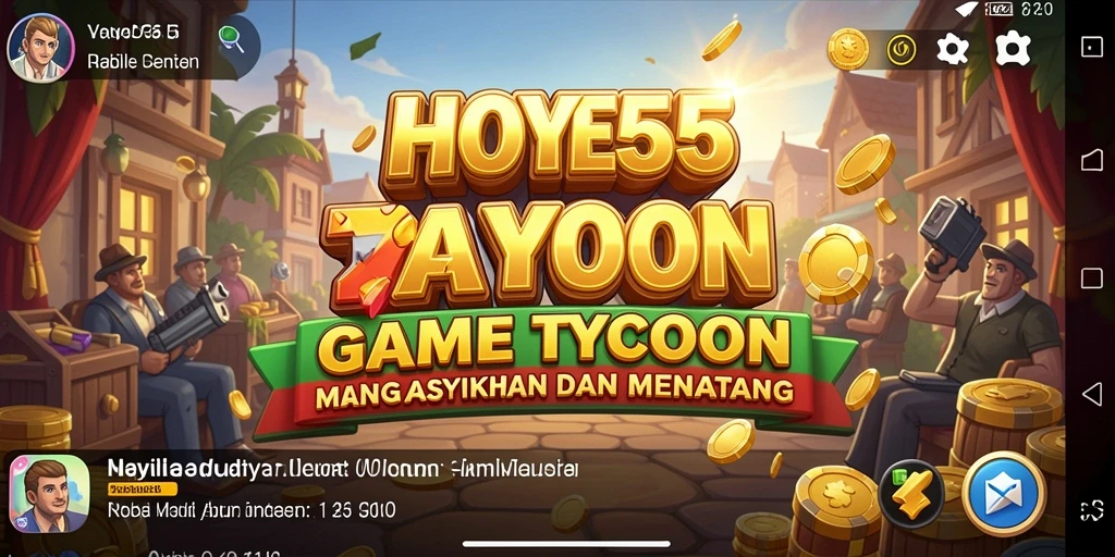 Gameplay menarik HOYE55 yang penuh strategi Tycoon.
