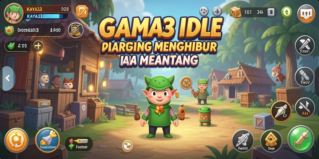 Tampilan menarik gameplay KAYA33 yang santai.