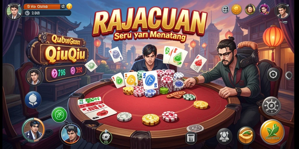 Tampilan gameplay seru dari RAJACUAN saat pertandingan berlangsung.