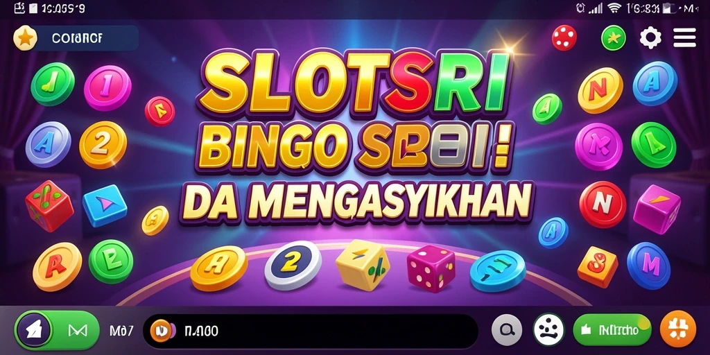 Tampilan menarik dari gameplay Bingo di SLOTSRI.