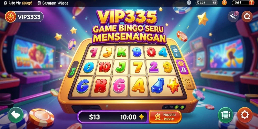 Tangkapan layar utama gameplay Bingo yang menyenangkan di VIP333.